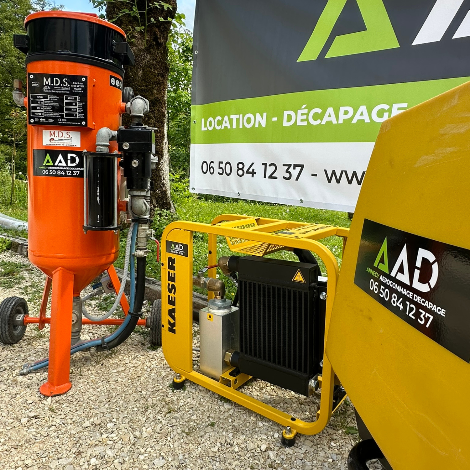 Aérogommage ou sablage comparatif technique décapage